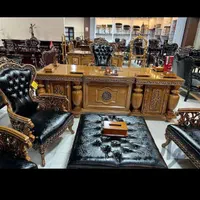 میز مدیریت سلطنتی منبت مبلمان اداری|دفتر کار|اصفهان, رهنان|دیوار