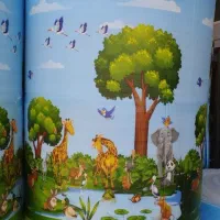 مفقودی دیوار پوش طرح جنگل دروازه قرآن مقابل پارک