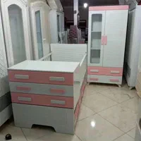 سیسمونی تخت و کمد نوزاد ویترین بچه سرویس خواب د