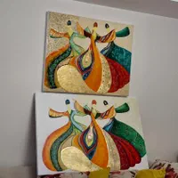 تابلو نماکاشی رقص سماع|تابلو، نقاشی، عکس|تهران, لویزان|دیوار