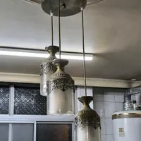 آویز سه شعله آنتیک ..|لوستر و چراغ آویز|اصفهان, خواجو|دیوار
