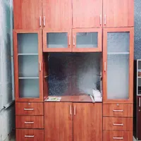 کمد بزرگ۳ تیکه کتابخانه شلف دار ۲×۲|کتابخانه، شلف، قفسه‌های دیواری|رشت, منظریه|دیوار