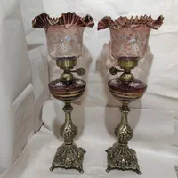 تولید چراغ شمعدان لاله باکارا لب چین رنگی|صنایع دستی و سایر لوازم تزئینی|تهران, شوش|دیوار