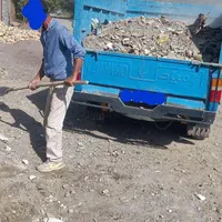 حمل خاک نخاله شن ماسه مصالح نیسان کمپرسی سراسرمشهد