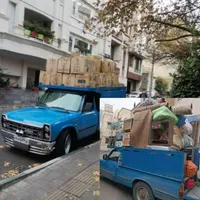 باربری نیسان بار وانت تلفنی کارگرخالی حمل اثاثکشی