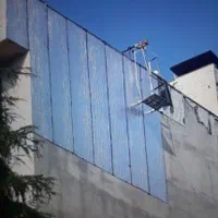 پیچ رولپلاک نما راپل شستشو نصب توری ارتفاع با طناب|خدمات پیشه و مهارت|خرم‌آباد, |دیوار