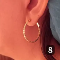 گوشواره طرح طلا مارک ژوپینگ ابکاری طلا|بدلیجات|تهران, طیب|دیوار