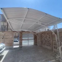 ساخت و اجرای سایه بان با ورق upvc و فلزی