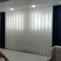 پرده پانچ برای پنجره۶ مترباچین(2.5برابر)قیمت واقعی|پرده، رانر، رومیزی|تبریز, |دیوار