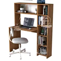 میز تحریر کتابخانه دار مدل گیسو یک قهوه ای|میز تحریر و کامپیوتر|تبریز, |دیوار