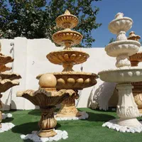 آبنما طبقاتی بتنی مسلح شیک سیمانی فواره حوض باغی|مصالح و تجهیزات ساختمان|آستارا, |دیوار