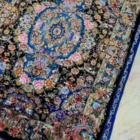فرش دستباف قالیچه دستبافت سالاری ۶۰ رج ۲ کف ابریشم|فرش|تهران, پونک|دیوار