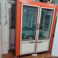 یخچال چهار درب ویترینی ایستاده با موتور آلمانی اصل|یخچال و فریزر|رشت, یخسازی|دیوار