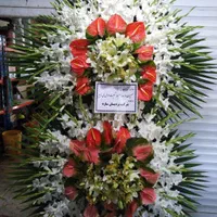 تاج گل برای عرض تسلیت ترحیم ختم دو طبقه سه طبقه|گل و گیاه طبیعی|تهران, شهرک محلاتی|دیوار