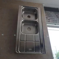 سینک دو قلو عمیق و ضخیم