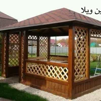 کلبه سویسی روفگاردن کلبه چوبی الاچیق چوبی ترموود|مصالح و تجهیزات ساختمان|ری, صالح‌آباد شرقی|دیوار