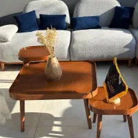 جلومبلی عسلی چوبی مدل چهار گوش