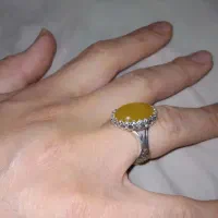 انگشتر نقره ۹۲۵ عیار با نگین شرف الشمس|بدلیجات|پرند, فاز ۶|دیوار