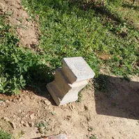 سنگ ستون قدیمی عتیقه، کلکسیونی، خونه کلنگی|کلکسیون اشیاء عتیقه|اصفهان, بوستان آینه خانه|دیوار