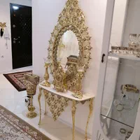 آینه شمعدان آینه کنسول کنار سالنی آینه کنارسالنی