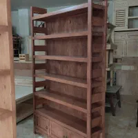 کتابخانه چوب واقعی عمری|کتابخانه، شلف، قفسه‌های دیواری|تهران, عبدل‌آباد|دیوار