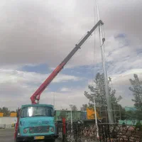 خدمات جرثقیل 5تن و 7تن با 20 متر دکل|خدمات حمل و نقل|نجف‌آباد, |دیوار