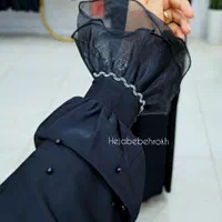 مانتو عبایی سوزن دوزی عباژیله عبا*کیمونو اربعین|لباس|شیراز, سیاه سنگ|دیوار