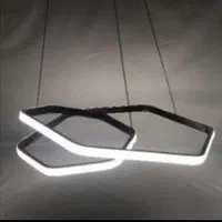 لوستر3حلقه.شش ضلعی.ریموت دار.برق رویال|لوستر و چراغ آویز|اصفهان, شیخ اشراق|دیوار