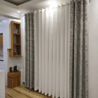 پانج شده حریربدون نیاز به آستر و پانچ شده مخمل|پرده، رانر، رومیزی|مشهد, سجادیه|دیوار