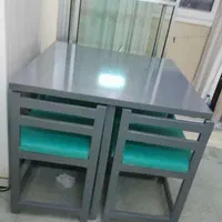 میز نهارخوری مربع ۶ ۴ نفره نهار خوری کافیشاپ غذا|میز و صندلی غذاخوری|تهران, شهرک ولیعصر شمالی|دیوار