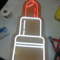 ساخت تابلوهای ال ای دی LED و نئون پلکسی وهمکاری|خدمات پیشه و مهارت|ورامین, |دیوار