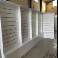 قفسه رنگی و سفید|کتابخانه، شلف، قفسه‌های دیواری|تهران, سازمان برنامه شمالی|دیوار