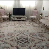 مبل استیل ۷نفره به همراه ۳جلو مبلی کوچک|مبلمان خانگی و میز عسلی|فلاورجان, |دیوار