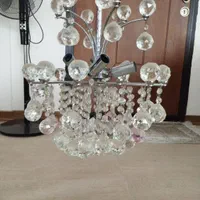 لوستر کریستالی شش شاخه