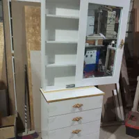 میز آرایش ۴ کشو آینه باکسدار