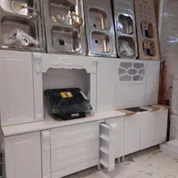 کابینت آشپزخانه سفید صدفی کد 3781|مصالح و تجهیزات ساختمان|شاهرود, |دیوار