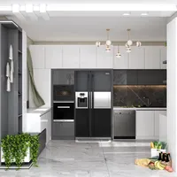 طراحی سه بعدی 3D کابینت - انواع ورقMDFو پی وی سی|خدمات پیشه و مهارت|صدرا-فارس, |دیوار