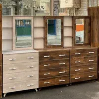 دراور آینه دار و میزآرایش ریلی|جاکفشی، کمد، دراور|کرج, خرمدشت|دیوار