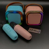اسپیکر شارژی میکروفن دار مدل K12 رقص نور RGB|پخش‌کننده همراه|کرج, گلشهر|دیوار