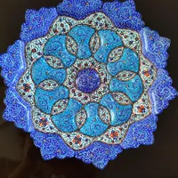 بشقاب دیوار کوب میناکاری|صنایع دستی و سایر لوازم تزئینی|تهران, افسریه|دیوار