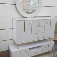 آینه کنسول اینه و کنسول میز تلویزیون مدل اورانوس|بوفه، ویترین، کنسول|تبریز, |دیوار