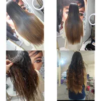 مدل خدمات ارایشگری کراتین پروتئین فر شیدینگ رنگ