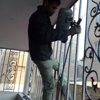 حفاظ درآکاردئونی سه گل وحفاظ نرده پنجره وبالکن|مصالح و تجهیزات ساختمان|هشتگرد, |دیوار