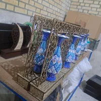 تندیس میناکاری وان یکاد و مس و پرداز فیروزه کوبی|مجسمه، تندیس، ماکت|اصفهان, باغ فدک|دیوار