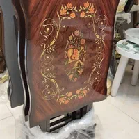 عسلی چوبی تاشو معرق‌‌‌ پولیشی ضد خش درجه یک|مبلمان خانگی و میز عسلی|اراک, |دیوار