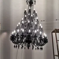 باکارات طبقاتی 45 شاخه تالاری|لوستر و چراغ آویز|تهران, بهارستان|دیوار