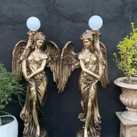 مجسمه تندیس فرشته آبنما حوض گلدان نیمکت باربیکیو|کافی‌شاپ و رستوران|ایلام, |دیوار