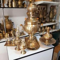 سماوری برنجی ساموئل زغالی سماور برنجی ذغالی منقل|صنایع دستی و سایر لوازم تزئینی|شیراز, حافظیه|دیوار