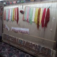فرش دستباف نیمه کاره