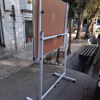 تخته وایت برد ۱۲۰×۹۰ به همراه پایه فلزی چرخدار|لوازم التحریر|مشهد, هفده شهریور|دیوار